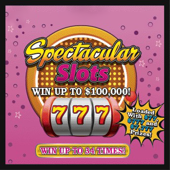 Spectacular Slots scratch ticket from Kansas Lottery