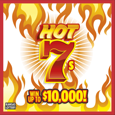 Hot 7s scratch ticket from Kansas Lottery