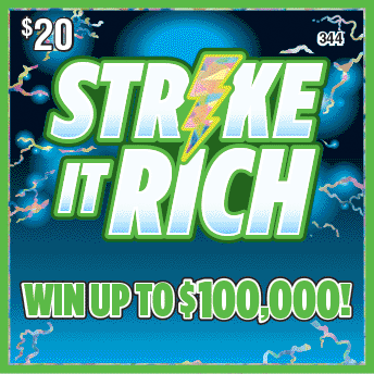 Strike It Rich scratch ticket from Kansas Lottery