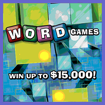 Word Games scratch ticket from Kansas Lottery