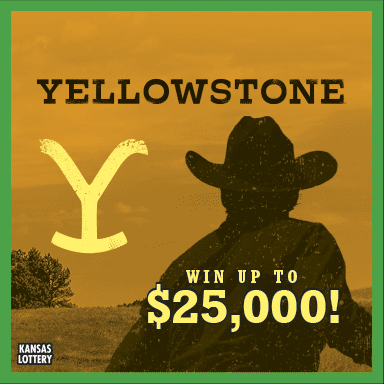 Yellowstone scratch ticket from Kansas Lottery