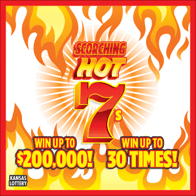 Scorching Hot 7s scratch ticket from Kansas Lottery