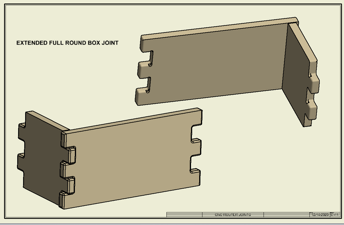 CNC Extended Box Joint